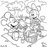 minnie para colorir