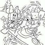 minnie para colorir