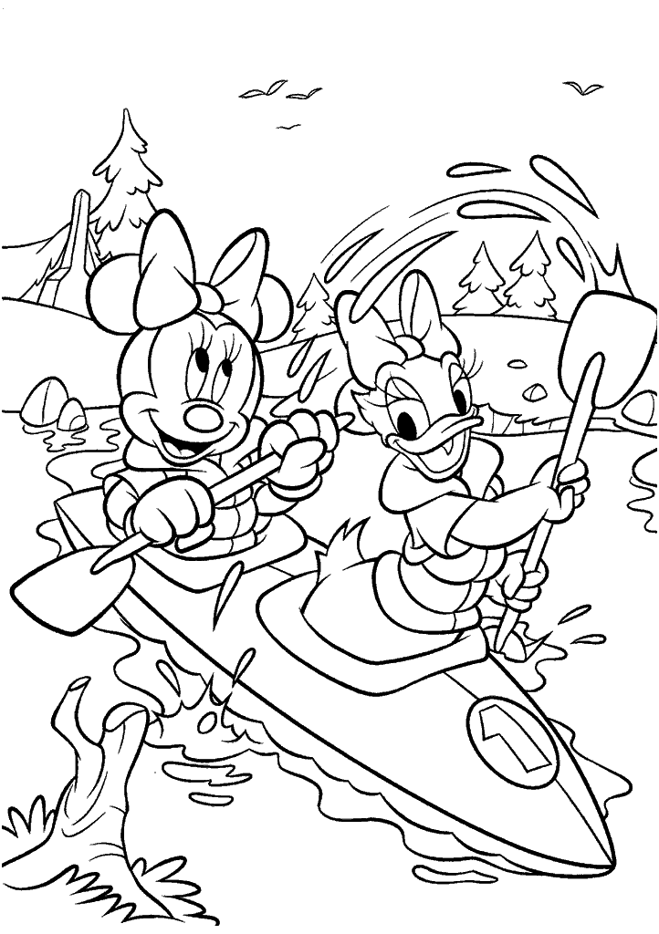 minnie para colorir
