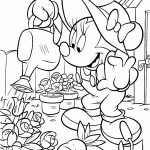 minnie para colorir