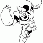 minnie para colorir