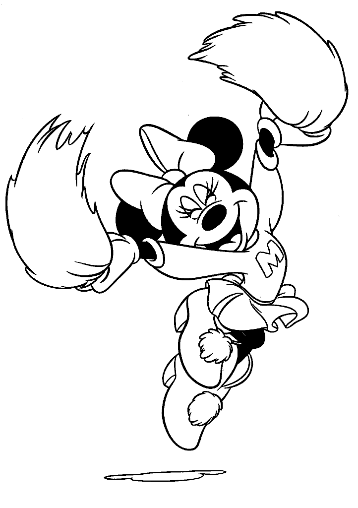 minnie para colorir