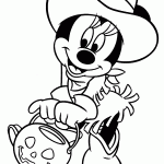 minnie para colorir