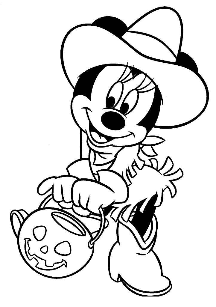minnie para colorir