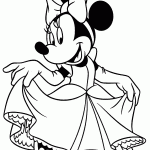 minnie para colorir