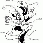 minnie para colorir