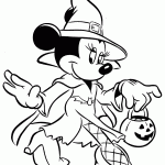minnie para colorir