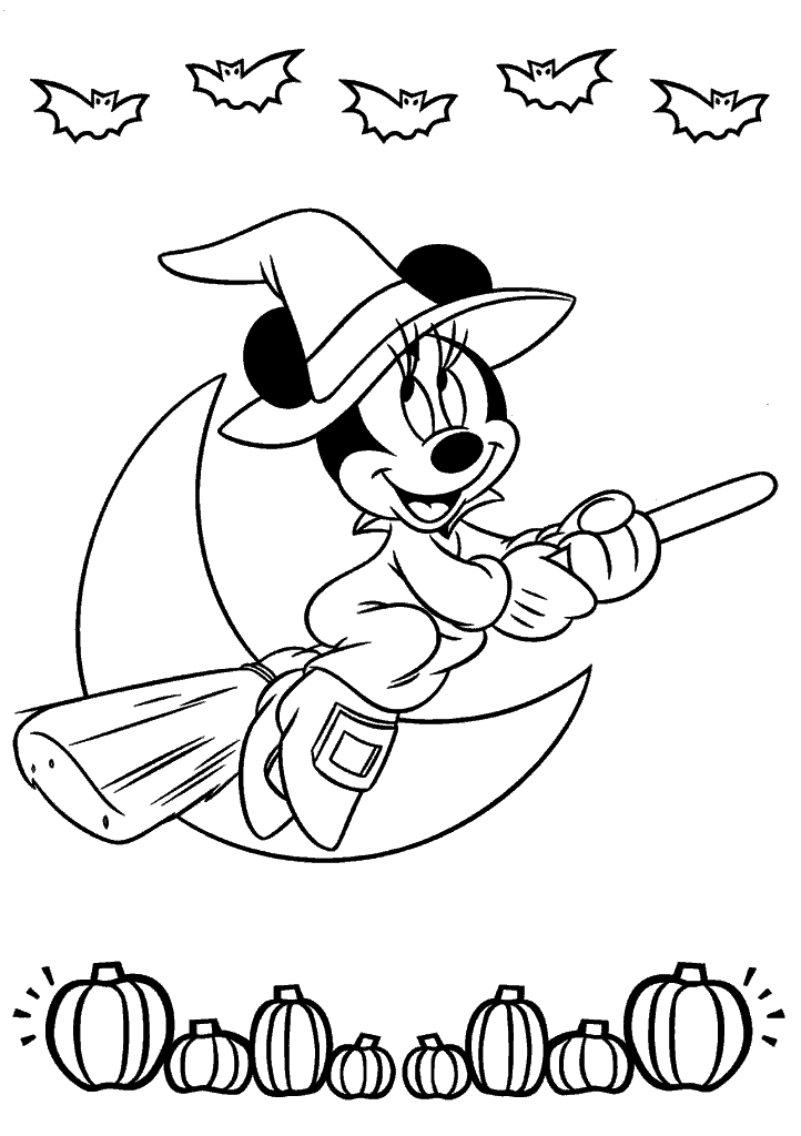 minnie para colorir