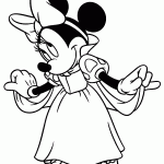 minnie para colorir