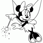 minnie para colorir