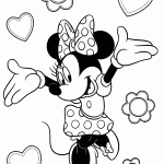minnie para colorir
