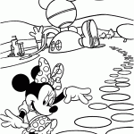 minnie para colorir