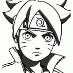 naruto para colorir
