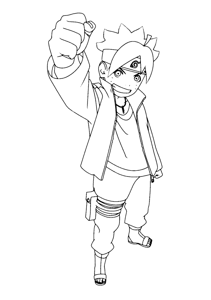 naruto para colorir