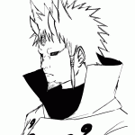 naruto para colorir