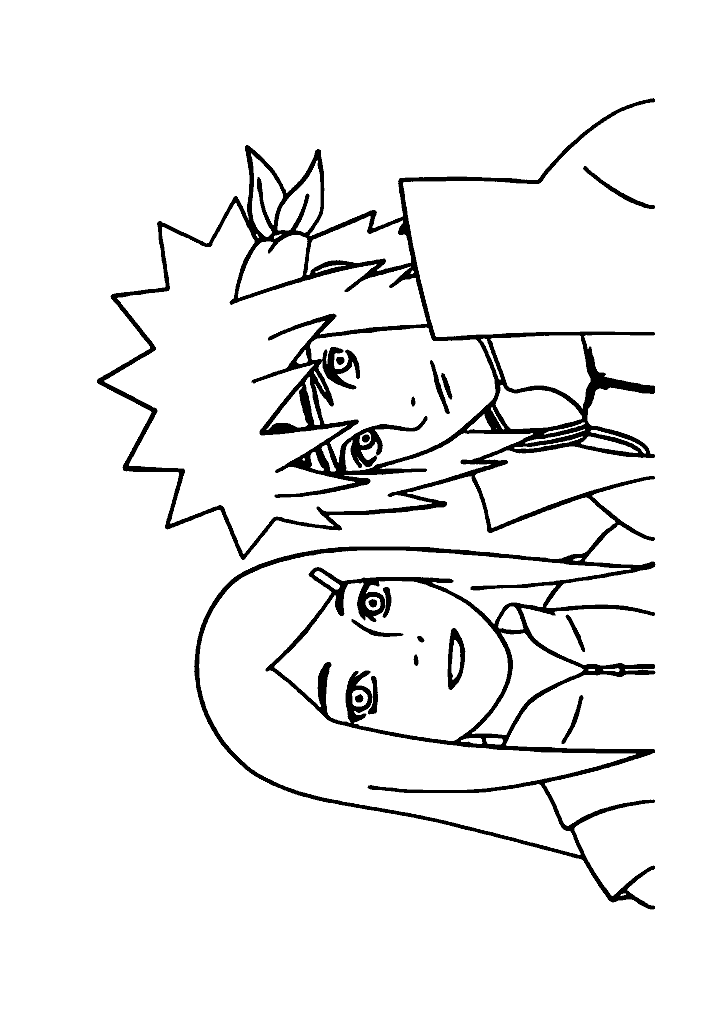naruto para colorir