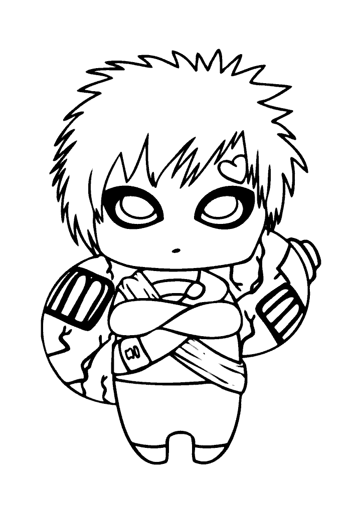 naruto para colorir