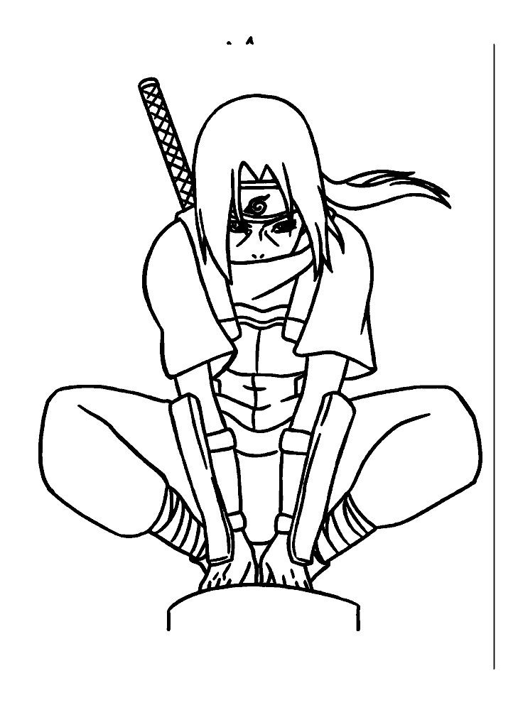 naruto para colorir