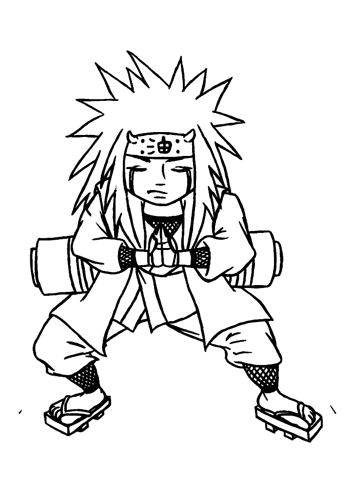 naruto para colorir