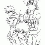 naruto para colorir