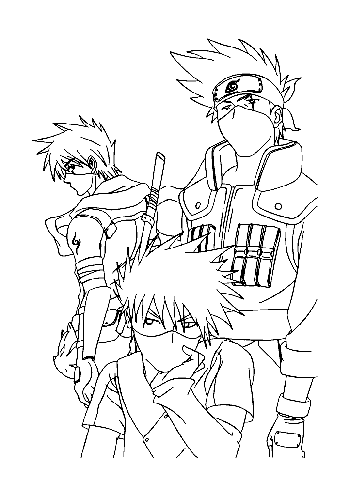 naruto para colorir