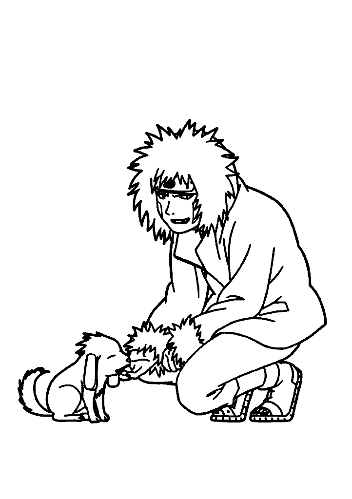 naruto para colorir