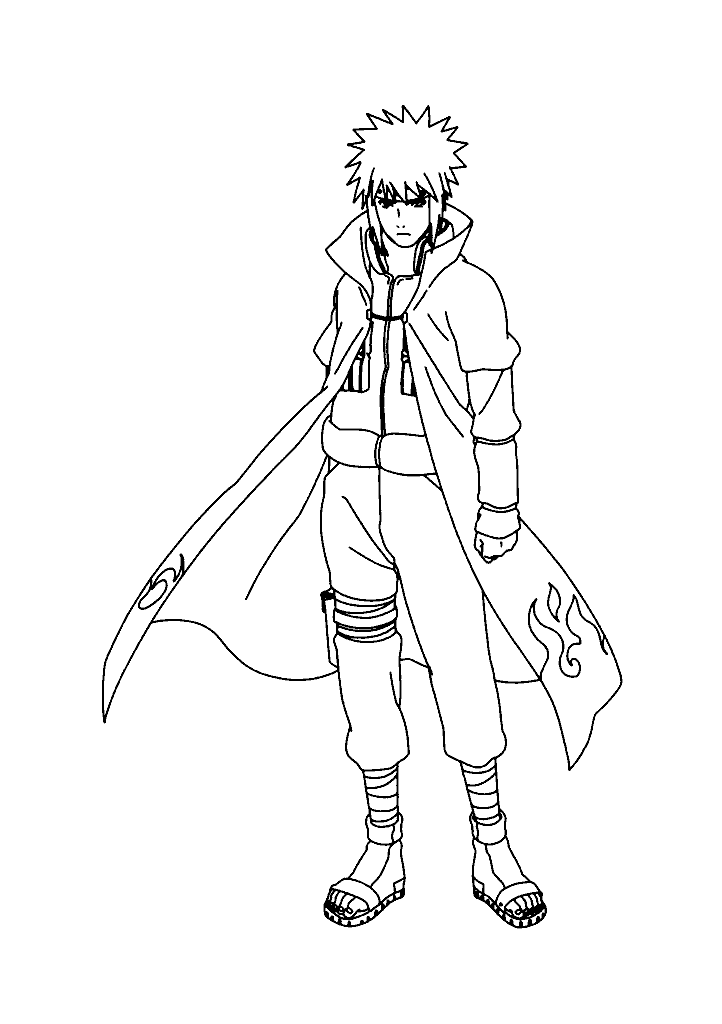 naruto para colorir