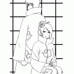 naruto para colorir