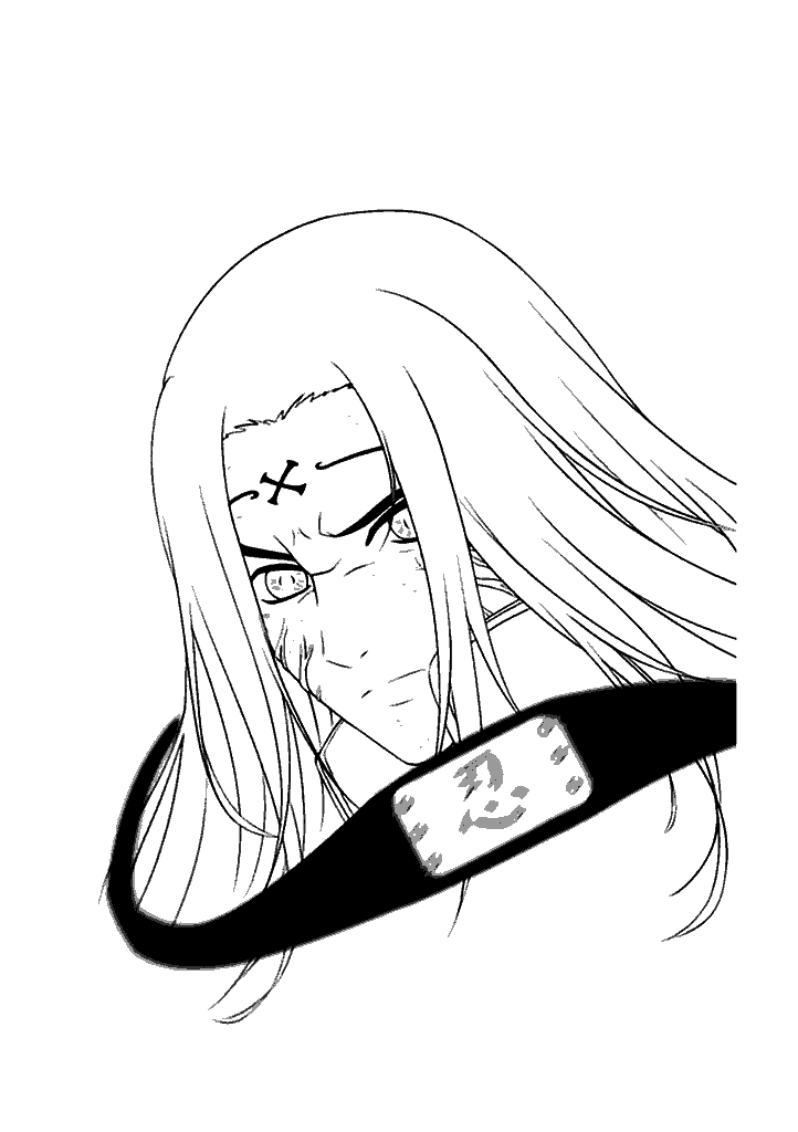 naruto para colorir