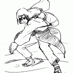 naruto para colorir