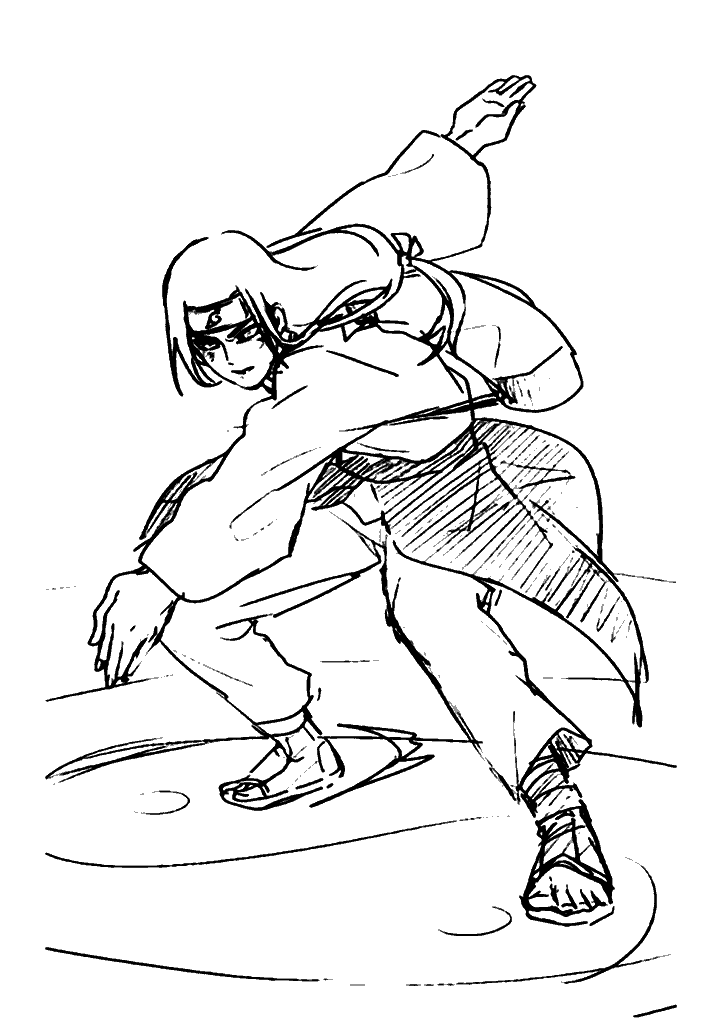 naruto para colorir