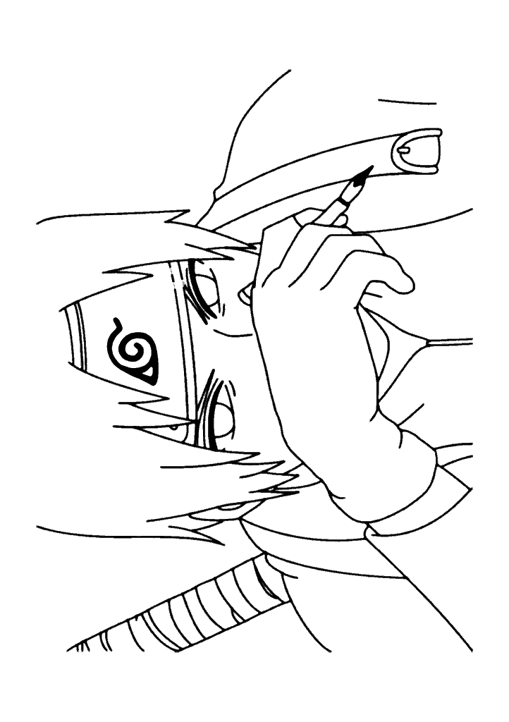 naruto para colorir