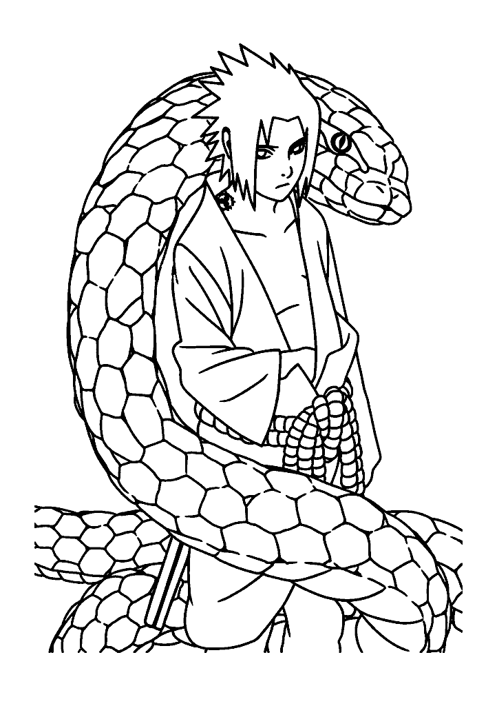 naruto para colorir