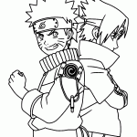 naruto para colorir