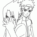 naruto para colorir