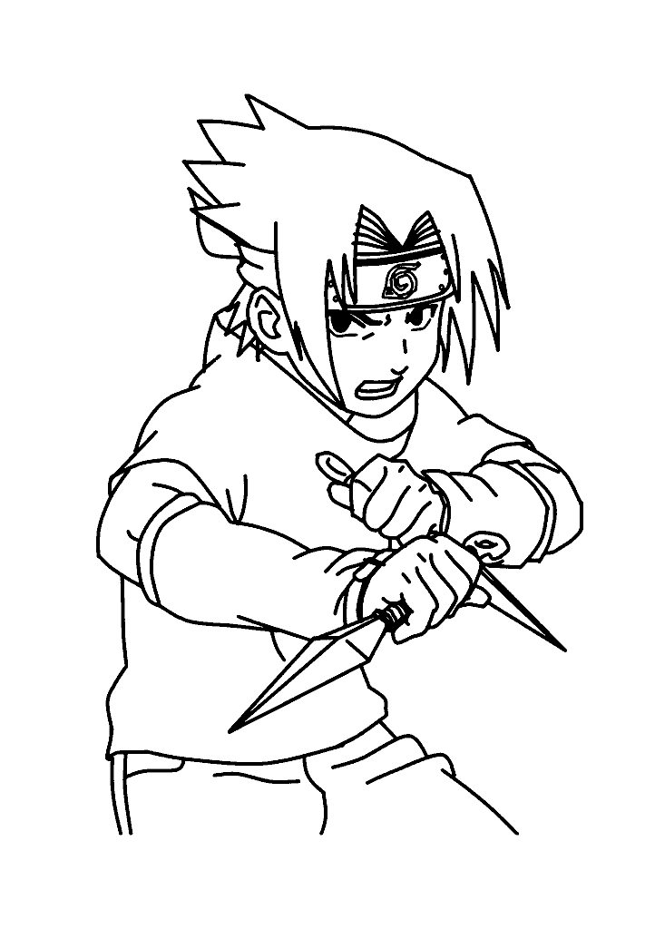 naruto para colorir
