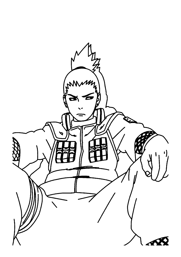 naruto para colorir
