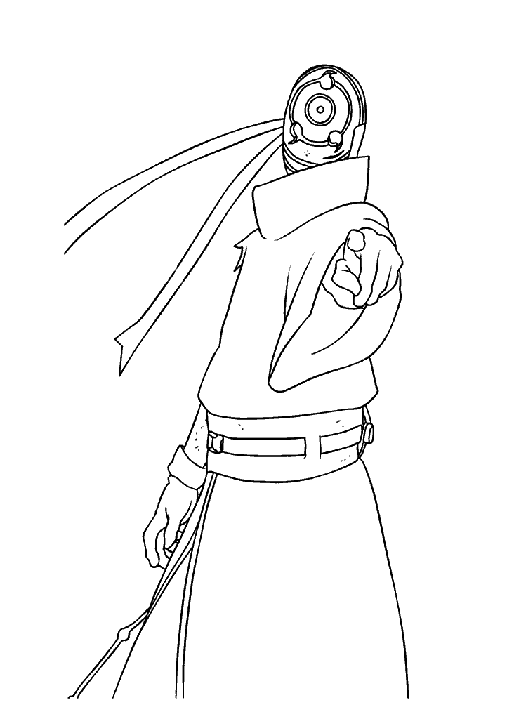 naruto para colorir
