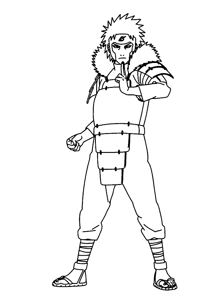naruto para colorir