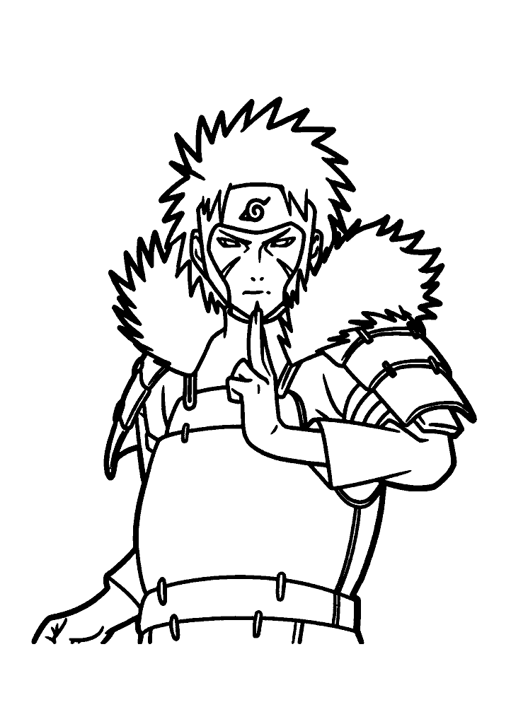 naruto para colorir