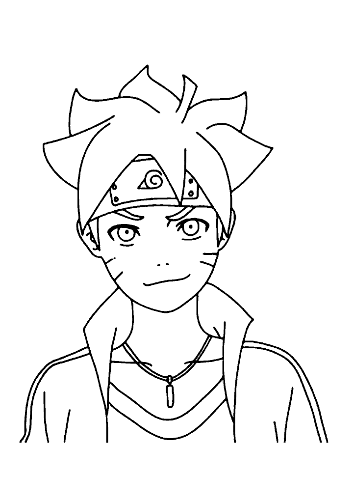 naruto para colorir