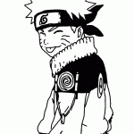 naruto para colorir