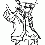 naruto para colorir