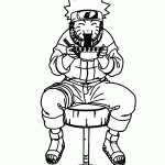 naruto para colorir