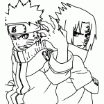 naruto para colorir