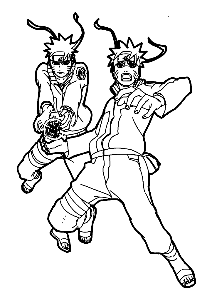 naruto para colorir
