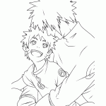 naruto para colorir