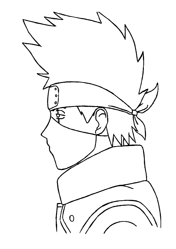 naruto para colorir