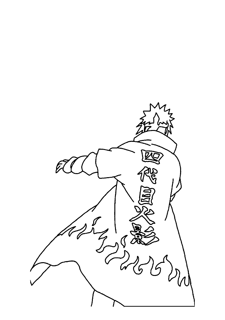 naruto para colorir