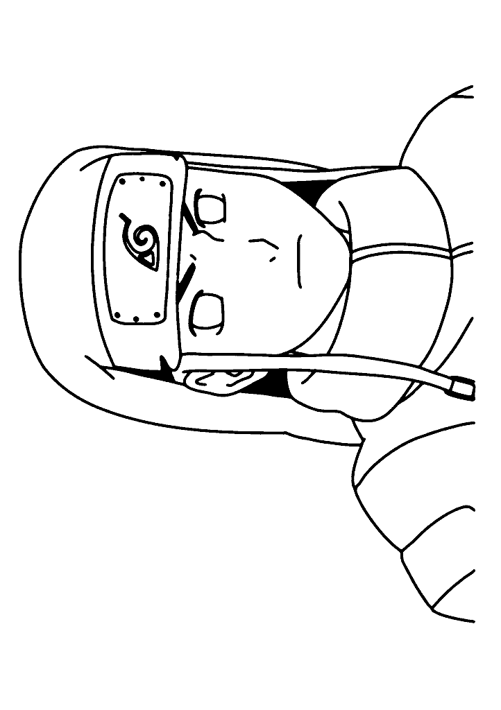 naruto para colorir
